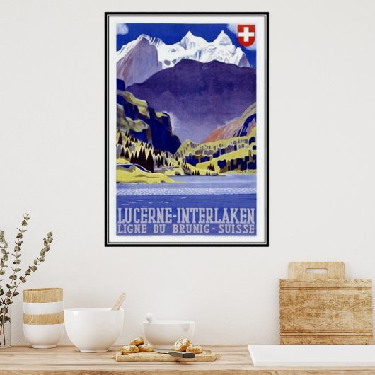  Zwitserland - Poster (Keuken)
