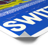 Zwitserland Poster van vintage (Hoek)