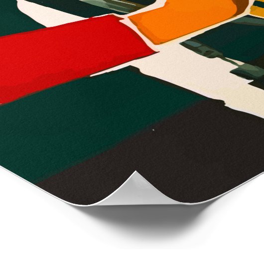 Zwitserland Poster voor het reizen naar het zgn. (Hoek)