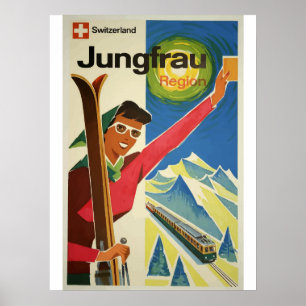 Zwitserland — Poster voor reizen met bestemming
