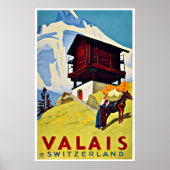 Zwitserland - Posters voor het reizen met de Vinta (Voorkant)
