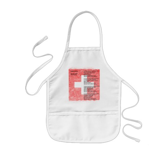 Zwitserland - Psalm svizzer Kinder Schort (Voorkant)