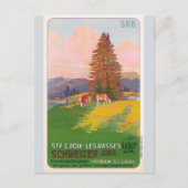  Zwitserland Railroad Travel Toerisme Briefkaart (Voorkant)