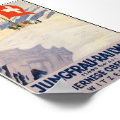 Zwitserland Railway Advert  Poster (Hoek)