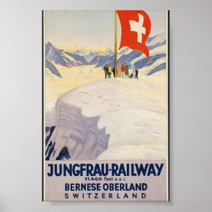 Zwitserland Railway Advert Poster