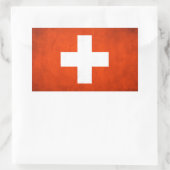 Zwitserland Rechthoekige Sticker (Tas)