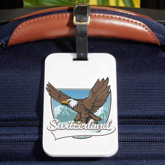 Zwitserland Reislogo Bagagelabel (Voorkant Insitu 2)