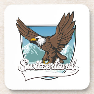 Zwitserland Reislogo Bier Onderzetter