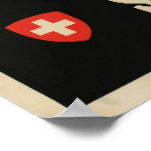 Zwitserland, reisposter poster (Hoek)