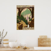 Zwitserland Reisposter Poster (Keuken)
