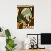 Zwitserland Reisposter Poster (Thuiskantoor)