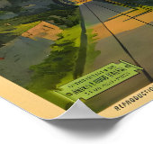 Zwitserland Reisposter Poster (Hoek)