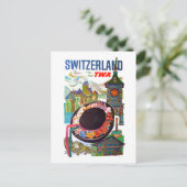 Zwitserland reizen Briefkaart (Staand voorkant)