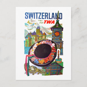 Zwitserland reizen Briefkaart