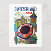 Zwitserland reizen Briefkaart (Voorkant)