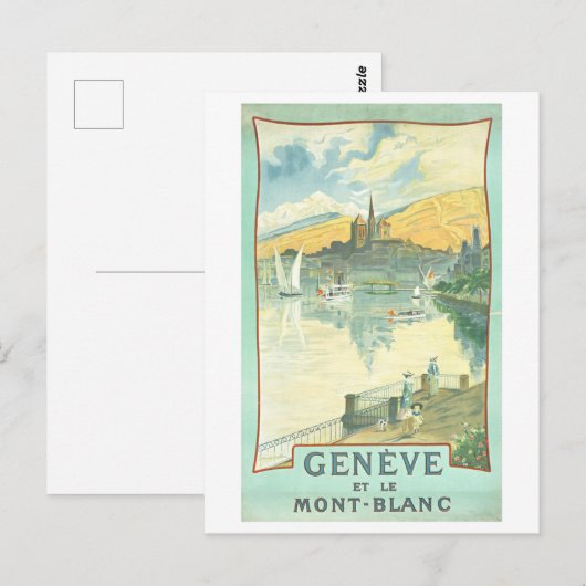 Zwitserland Reizen Briefkaart (Voorkant / Achterkant)