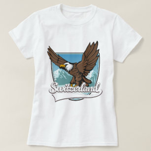 Zwitserland Reizen Logo T-shirt
