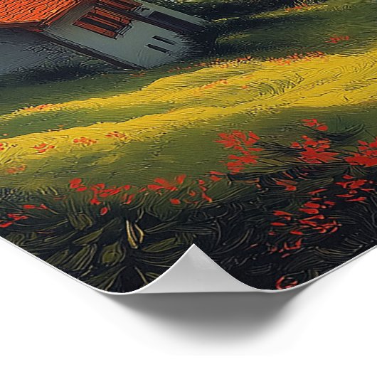  Zwitserland reizen Poster (Hoek)