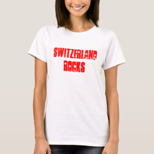 Zwitserland Rocks souvenir T-Shirt