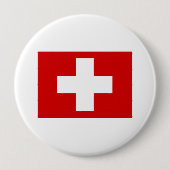 Zwitserland Ronde Button 4,0 Cm (Voorkant)