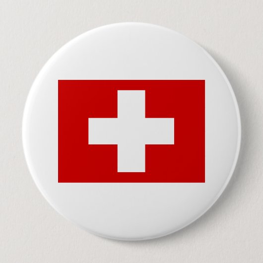 Zwitserland Ronde Button 4,0 Cm (Voorkant)