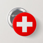 Zwitserland Ronde Button 5,7 Cm (Voorkant /achterkant)