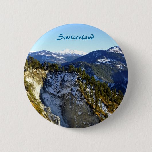 Zwitserland Ronde Button 5,7 Cm (Voorkant)