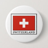 Zwitserland Ronde Button 7,6 Cm (Voorkant)