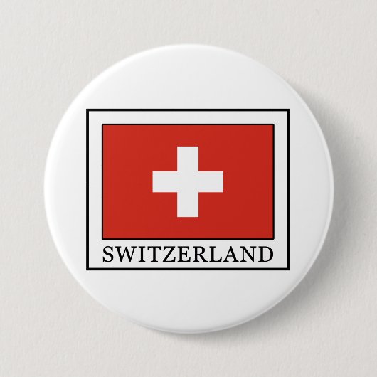 Zwitserland Ronde Button 7,6 Cm (Voorkant)