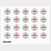 Zwitserland Ronde Sticker (Vel)