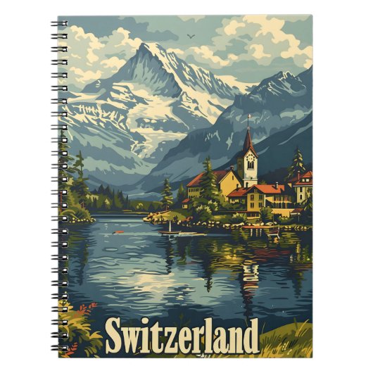 Zwitserland Rust: Lakeside Village Notitieboek (Voorkant)