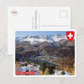Zwitserland - Saint Moritz - Briefkaart (Voorkant / Achterkant)