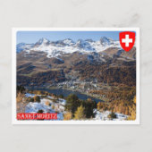 Zwitserland - Saint Moritz - Briefkaart (Voorkant)