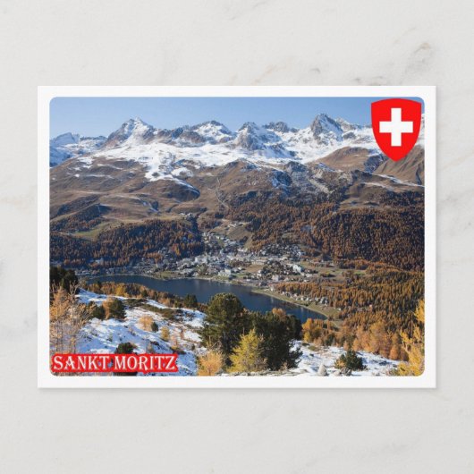Zwitserland - Saint Moritz - Briefkaart (Voorkant)