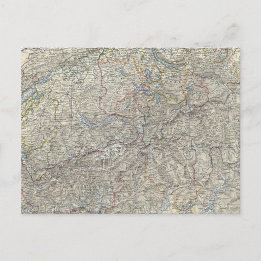 Zwitserland, Savoy, Piemonte Briefkaart (Voorkant)