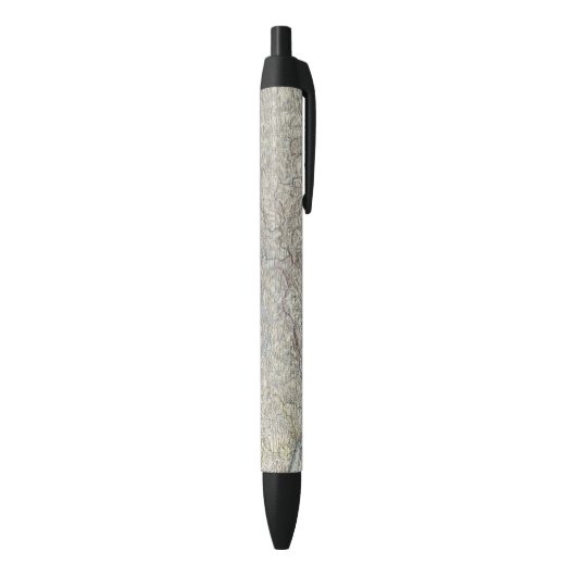 Zwitserland, Savoy, Piemonte Zwarte Inkt Pen (Achterkant (Verticaal))