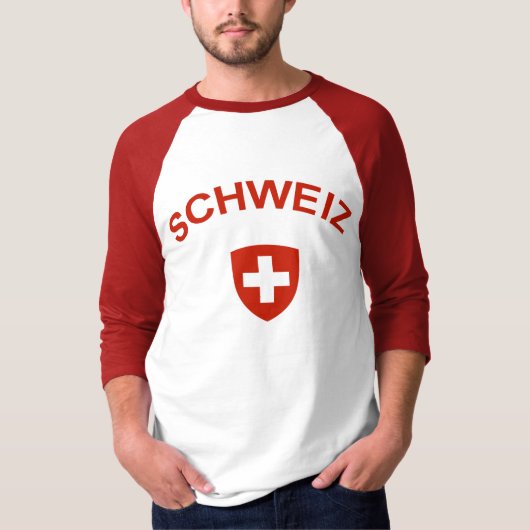 Zwitserland Schweiz T-shirt (Voorkant)