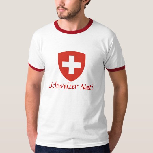 Zwitserland Schweizer Nati T-shirt (Voorkant)