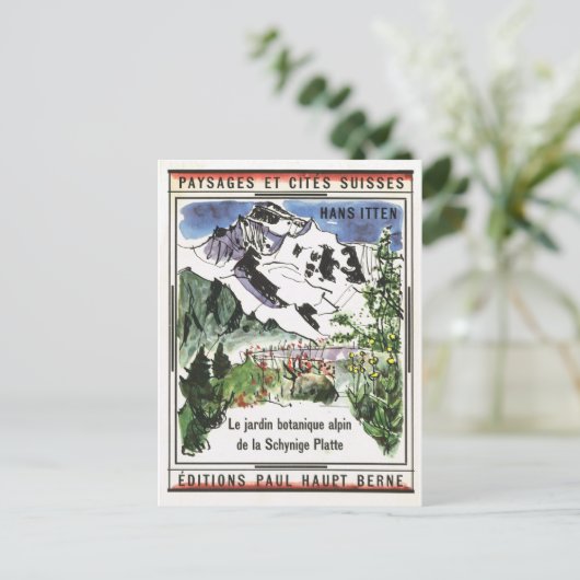  Zwitserland, Schynigge Platte, 1909 12 Briefkaart (Staand voorkant)