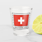 Zwitserland Shot Glas (Voorkant)