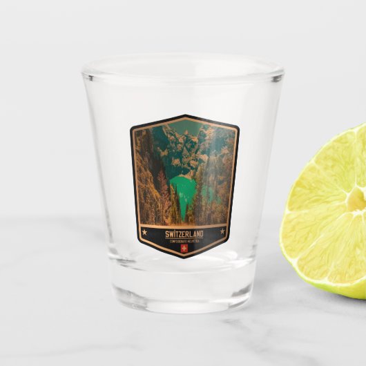 Zwitserland Shot Glas (Voorkant)