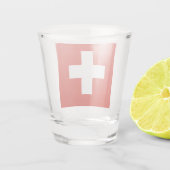ZWITSERLAND SHOT GLASS GLAS (Achterkant)