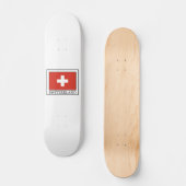 Zwitserland Skateboard (Voorkant)