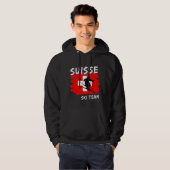 Zwitserland Ski   Hoodie (Voorkant volledig)