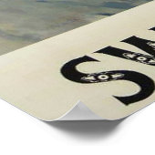  Zwitserland Skiing Poster (Hoek)