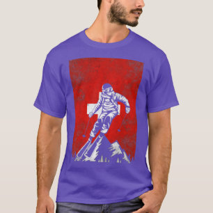 Zwitserland Skiing T-shirt