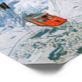 Zwitserland, skioord Andermatt winter Poster (Hoek)