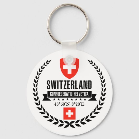 Zwitserland Sleutelhanger (Voorkant)