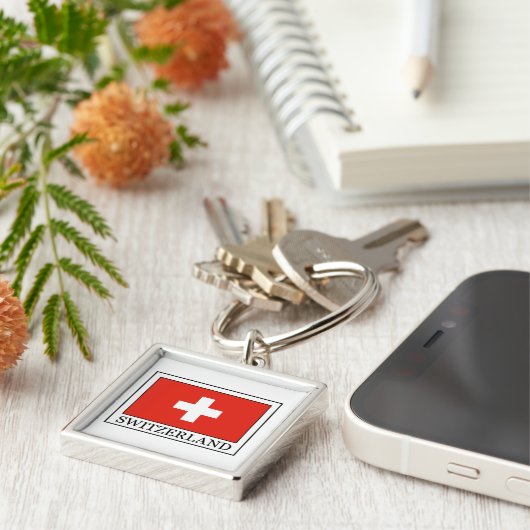 Zwitserland Sleutelhanger (Zijkant)