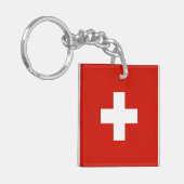 Zwitserland Sleutelhanger (Voorkant Links)